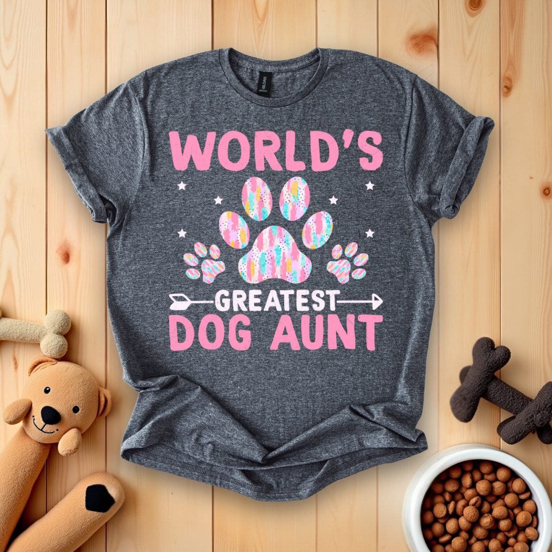 World's Greatest Dog Aunt T-Shirt