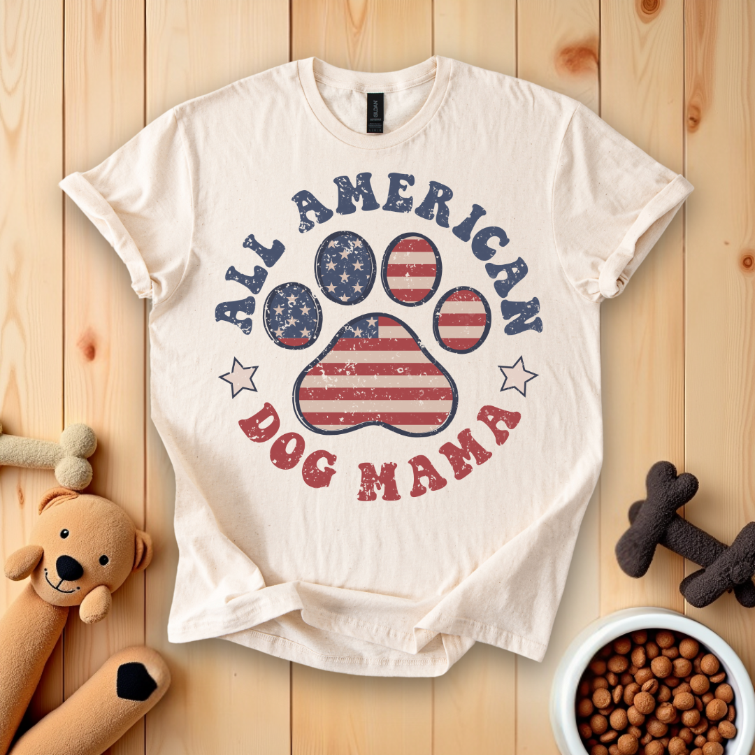 All American Dog Mama T-Shirt