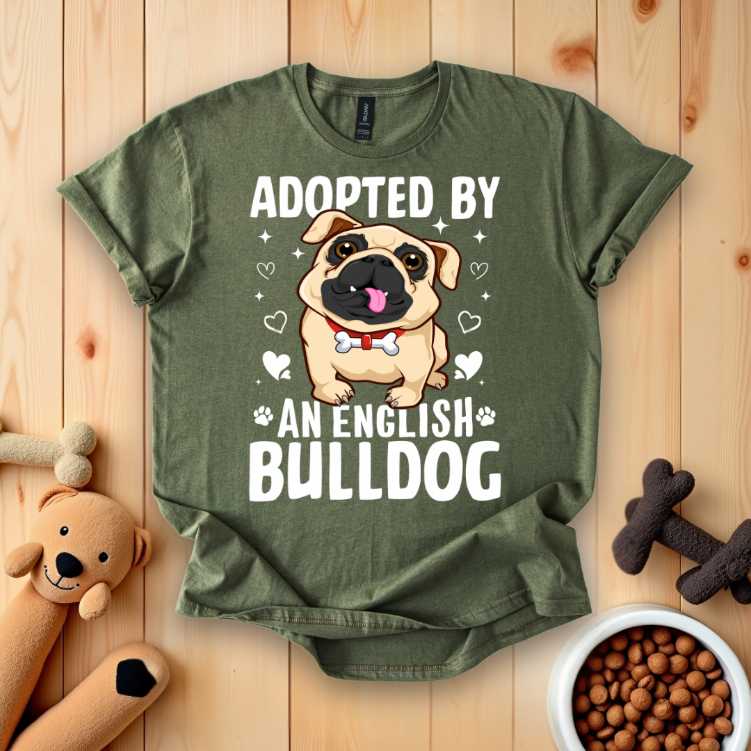 Adopted By An English Bulldog T-Shirt