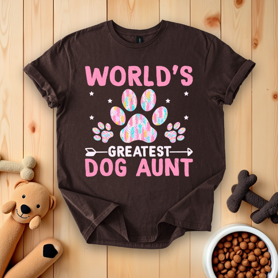 World's Greatest Dog Aunt T-Shirt