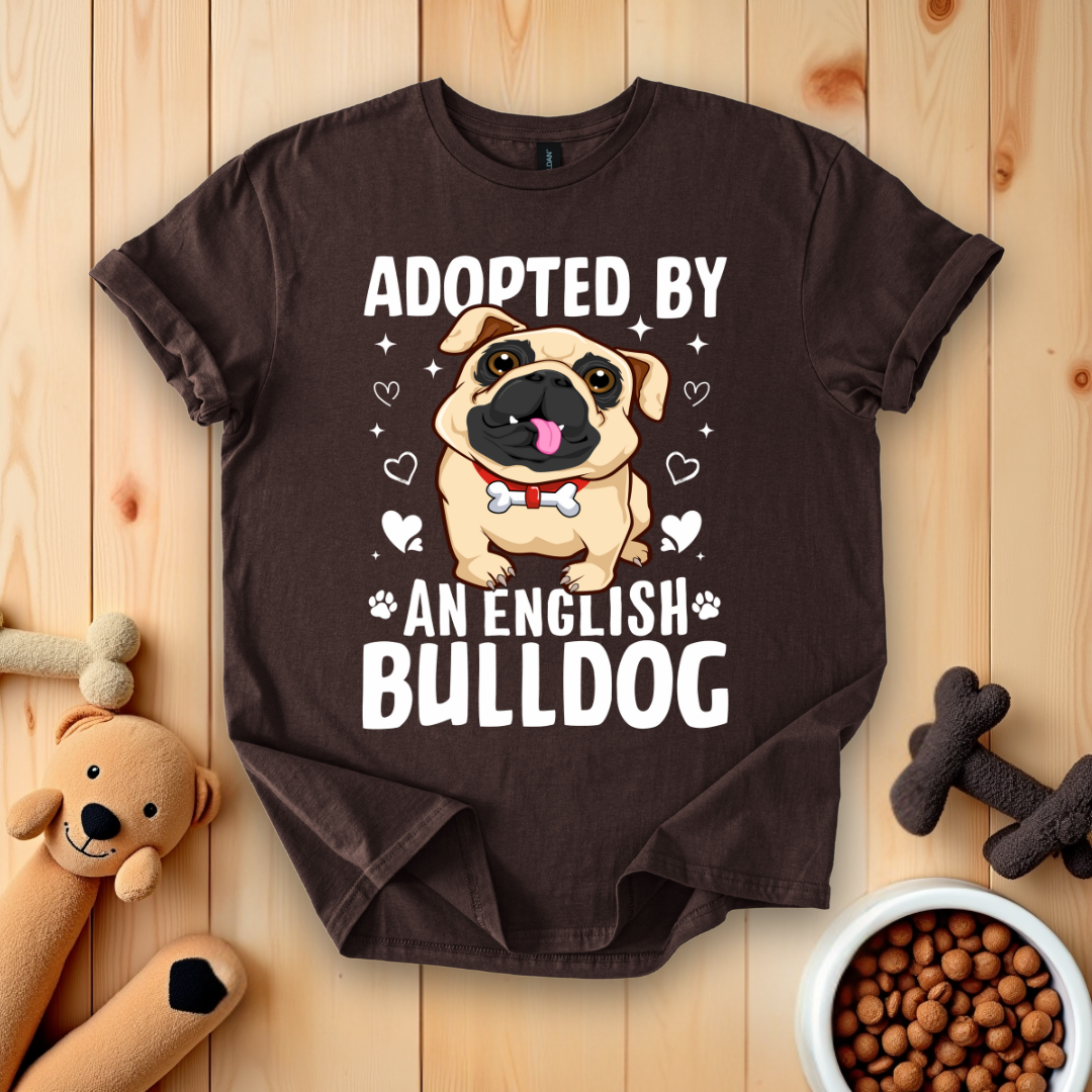 Adopted By An English Bulldog T-Shirt