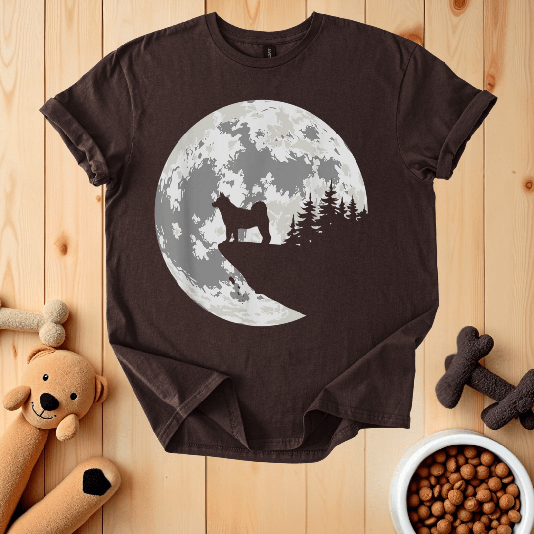 Dark Chocolate / S Akita Dog Halloween T-Shirt