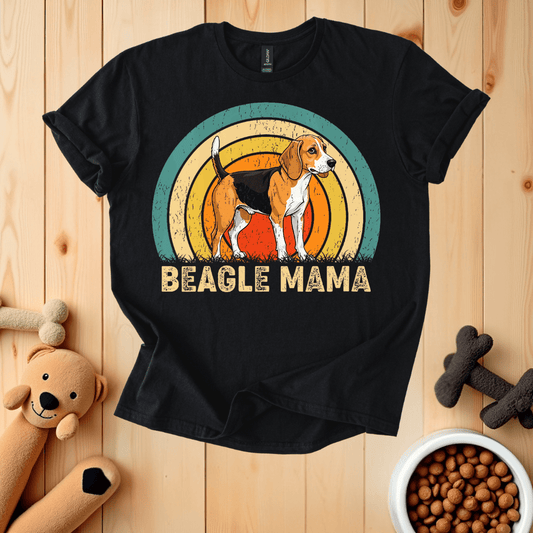 Black / S Beagle Mama T-Shirt