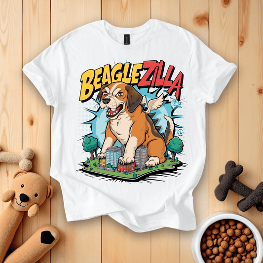 White / S Beaglezilla T-Shirt