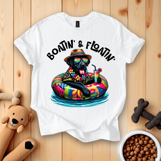 White / S Boatin' & Floatin' T-Shirt