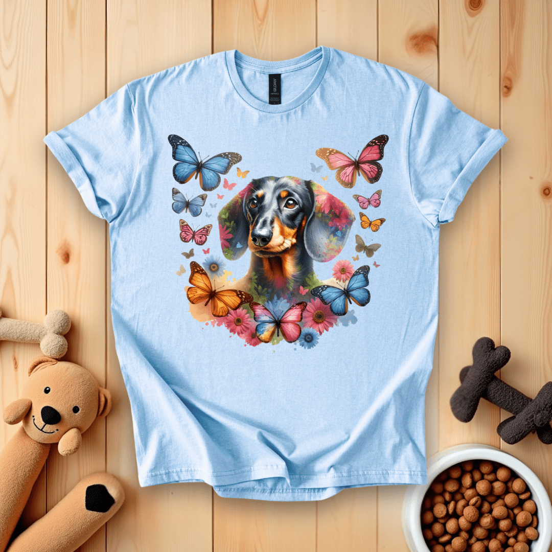 Light Blue / S Dachshund Dog T-Shirt
