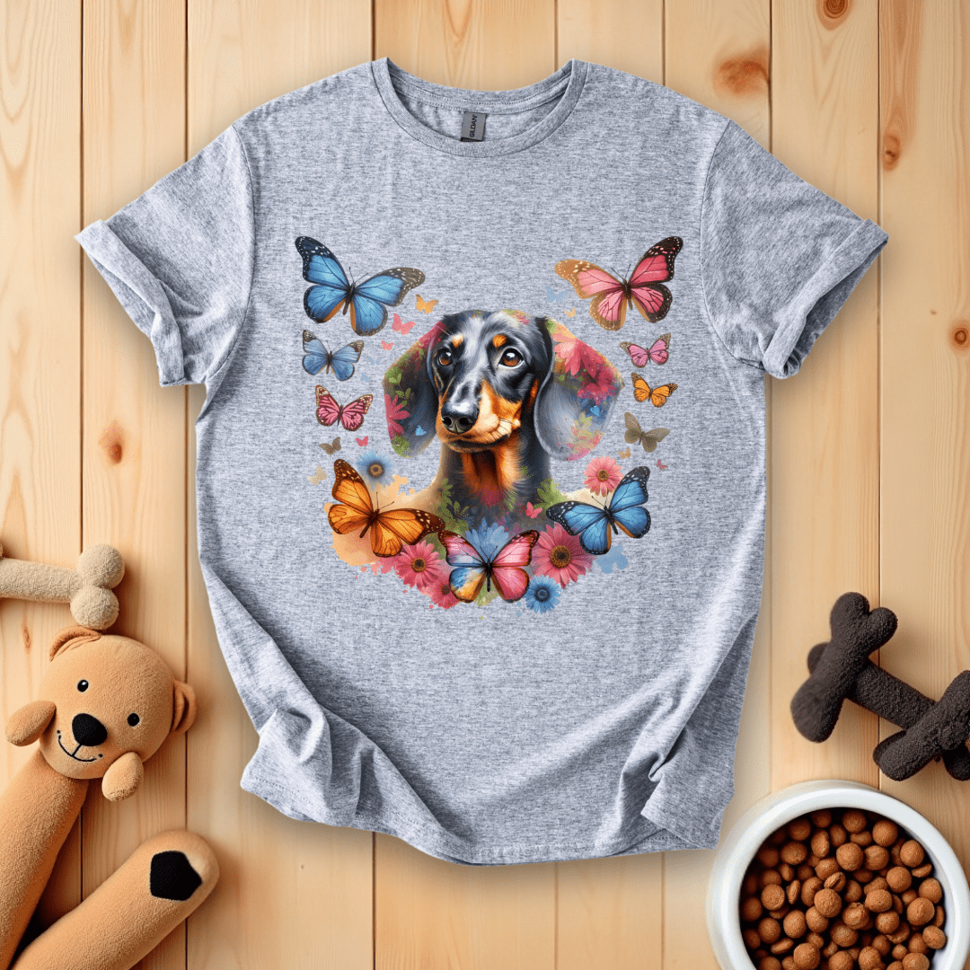 Sport Grey / S Dachshund Dog T-Shirt