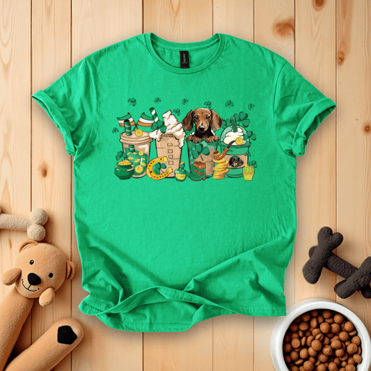 Irish Green / S Dachshund St Patrick Day T-Shirt