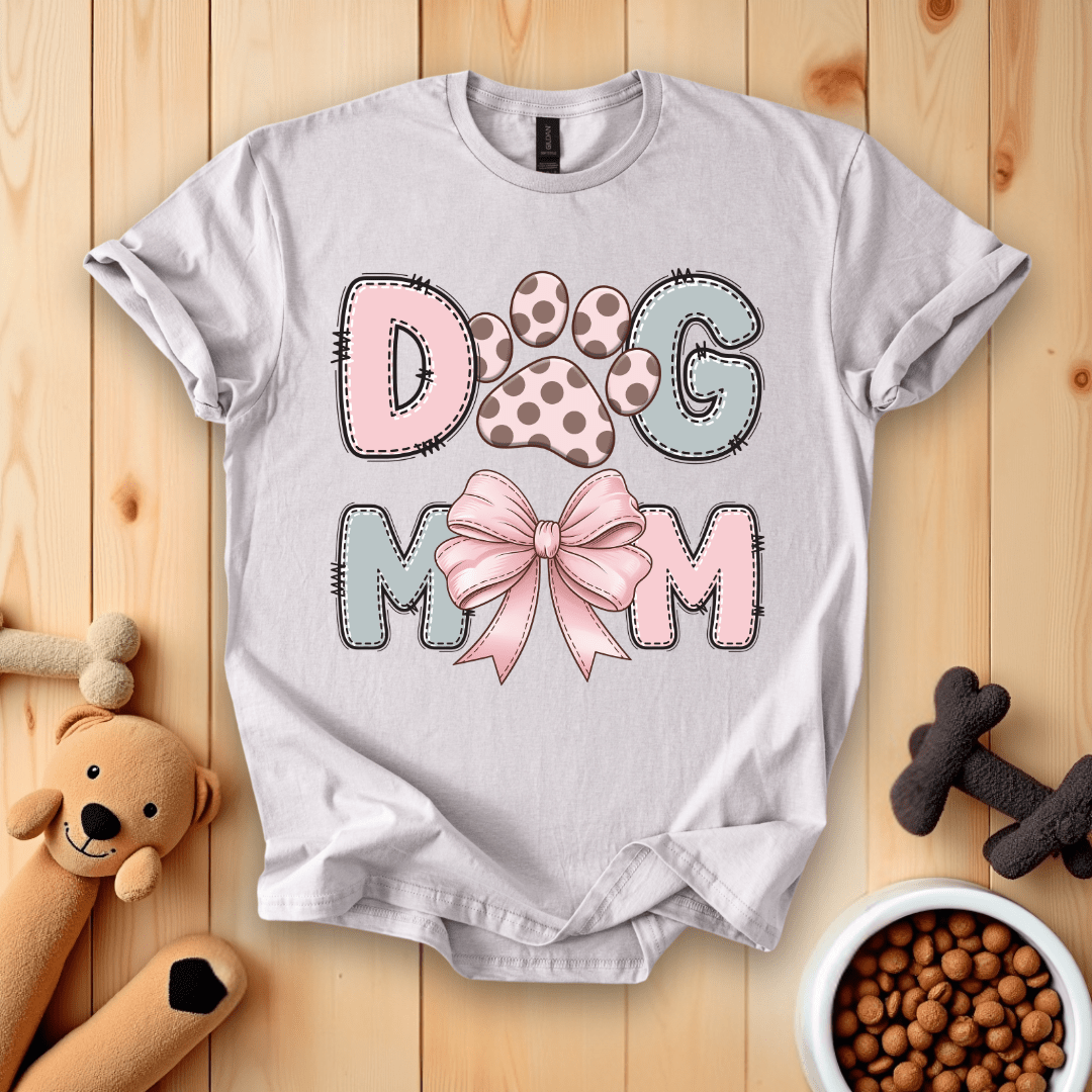 Ice Grey / S Dog Mom T-Shirt