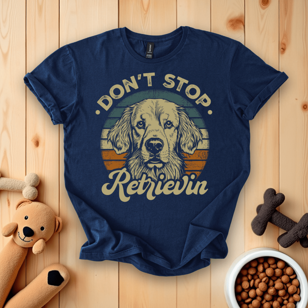 Navy / S Don't Stop Retrievin T-Shirt