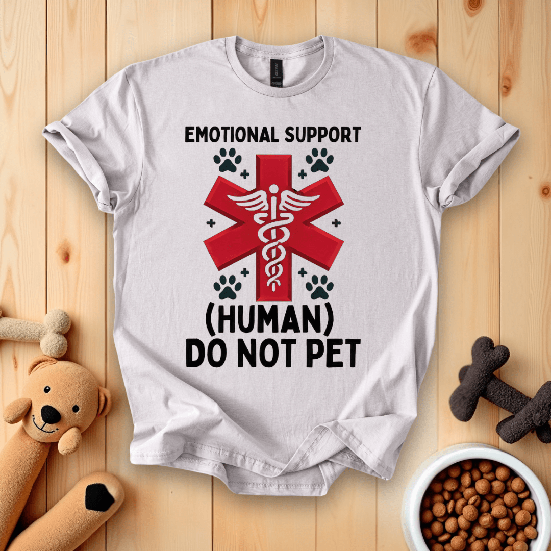 Ice Grey / S Emotional Support Human T-Shirt