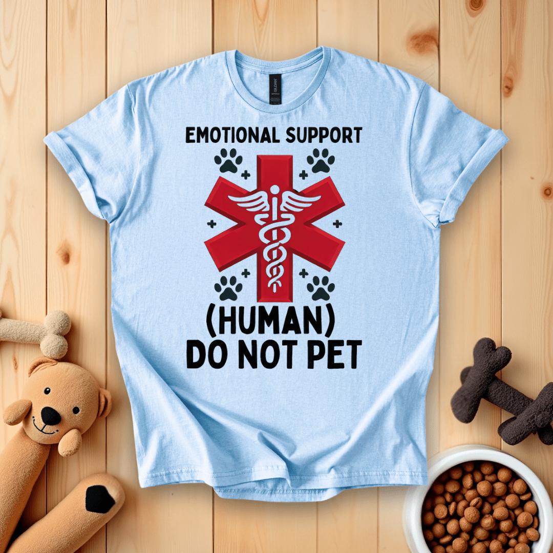 Light Blue / S Emotional Support Human T-Shirt