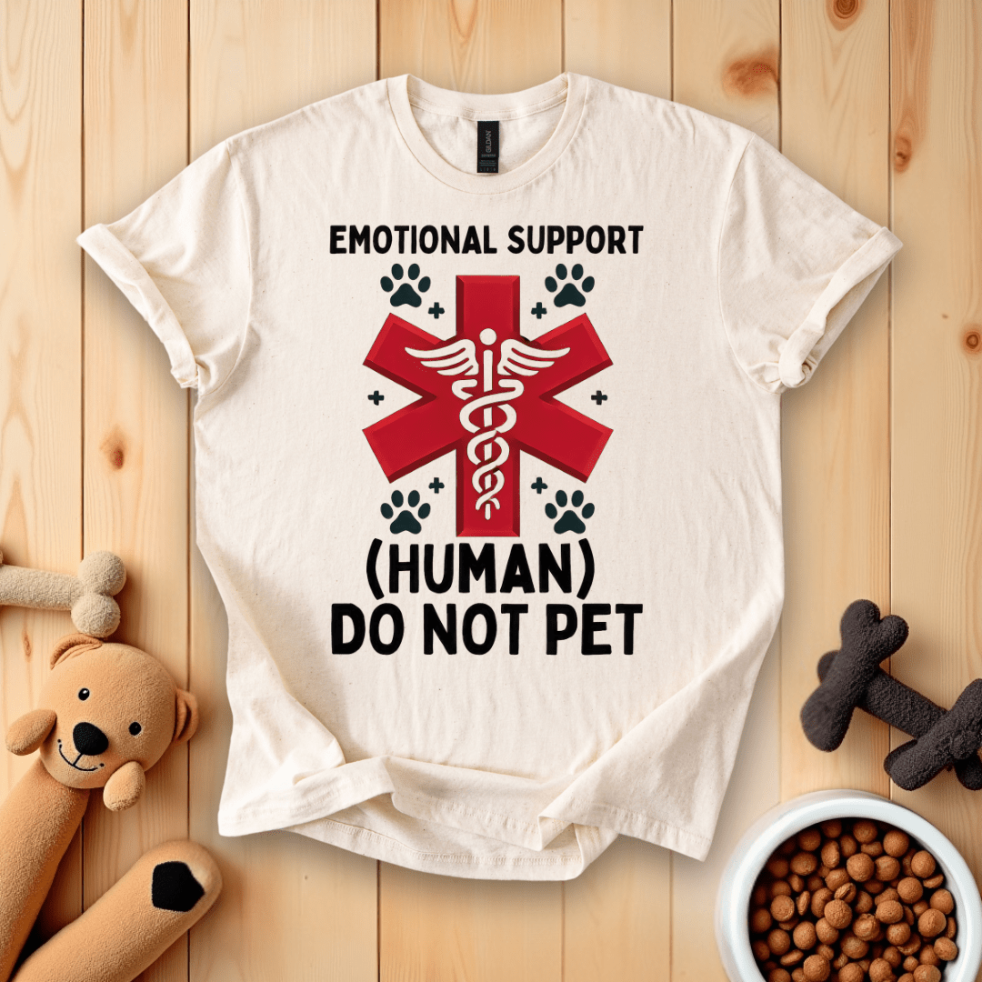 Natural / S Emotional Support Human T-Shirt