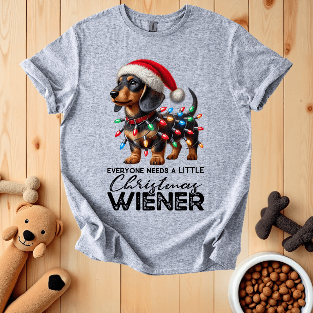 Sport Grey / S Everyone Needs A Little Christmas Wiener T-Shirt