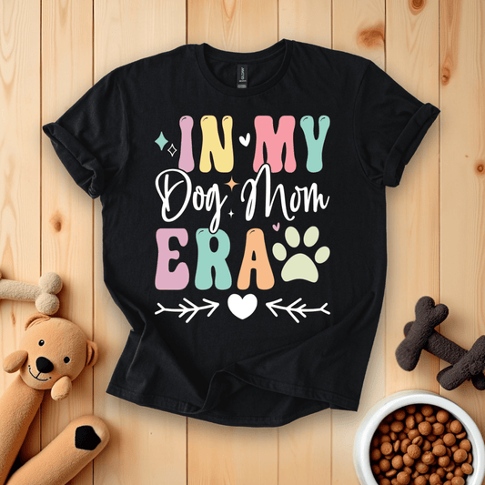 Black / S In My Dog Mom Era T-Shirt