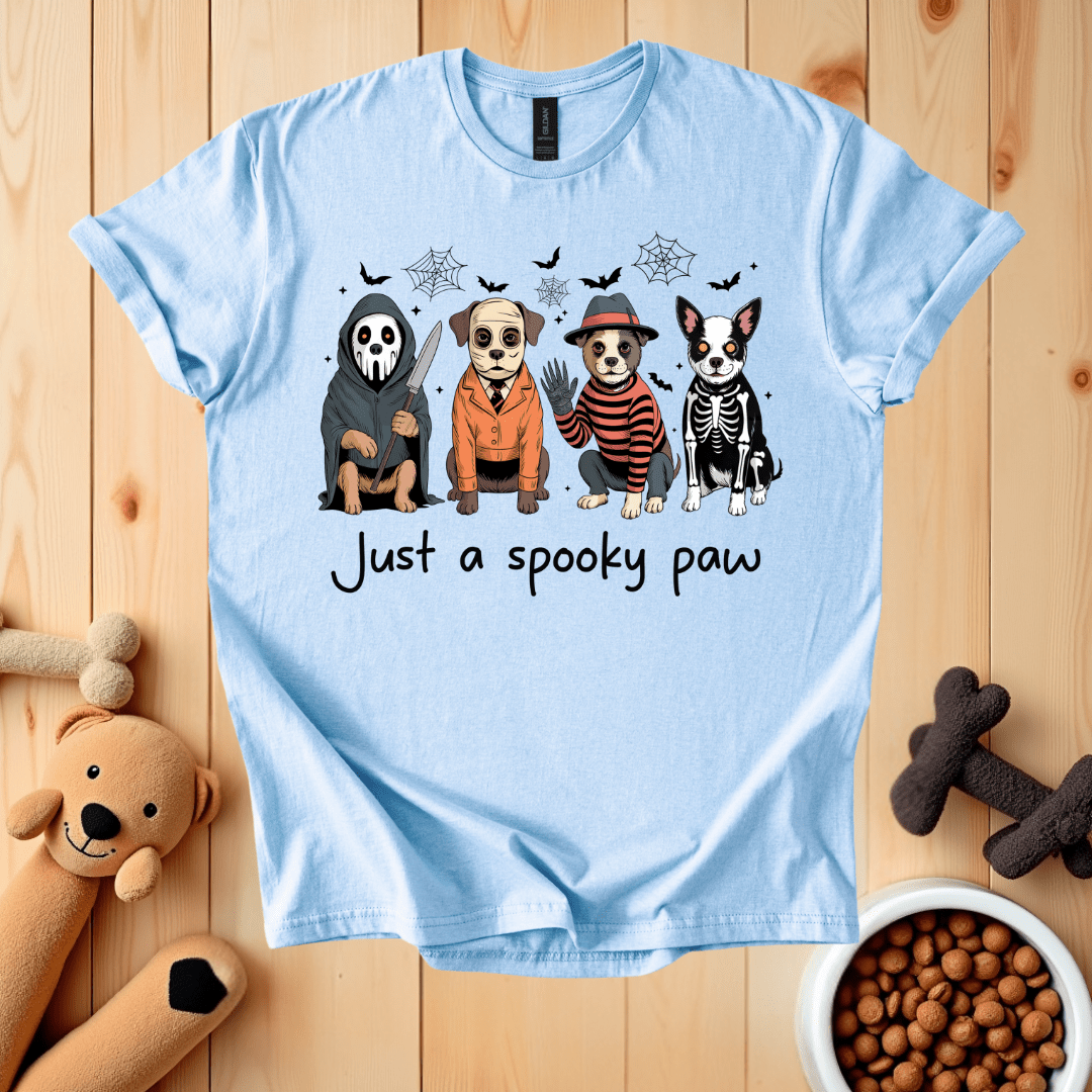 Light Blue / S Just A Spooky Paw T-Shirt