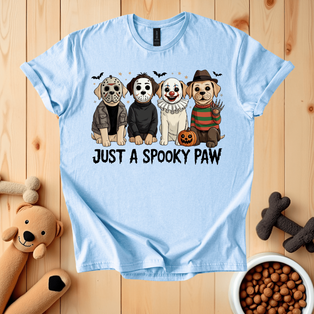 Light Blue / S Just A Spooky Paw T-Shirt