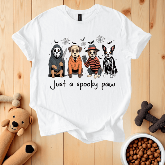 White / S Just A Spooky Paw T-Shirt