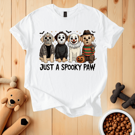 White / S Just A Spooky Paw T-Shirt
