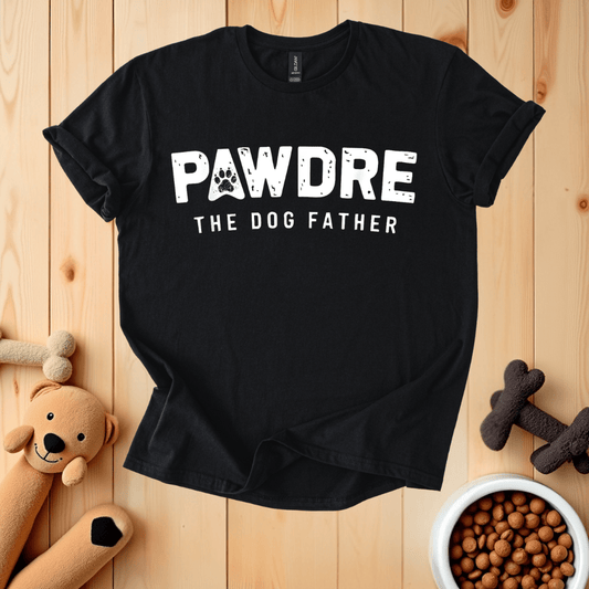 Black / S Pawdre The Dog Father T-Shirt