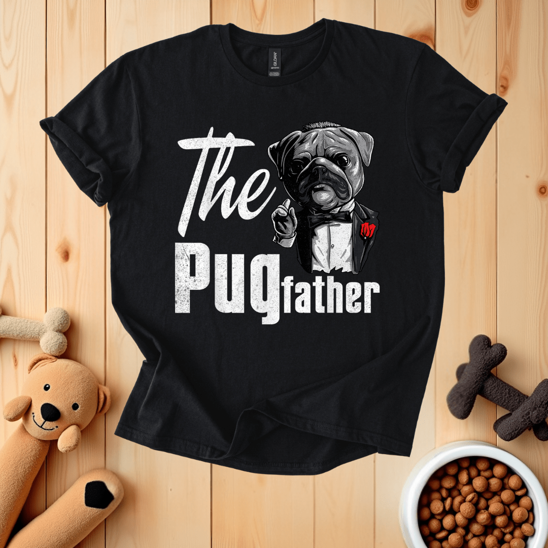 Black / S The Pugfather T-Shirt