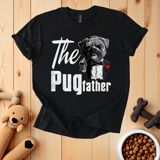Black / S The Pugfather T-Shirt
