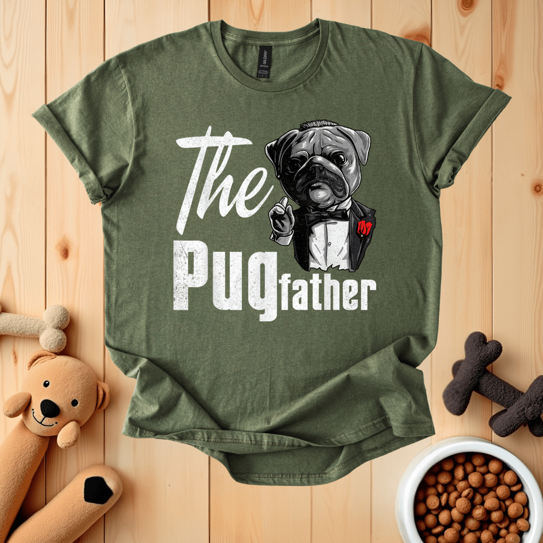 Military Green / S The Pugfather T-Shirt