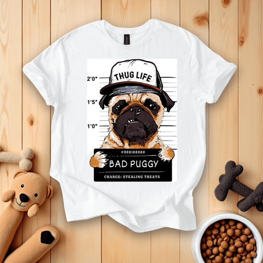 Thug Life Bad Puggy T-Shirt
