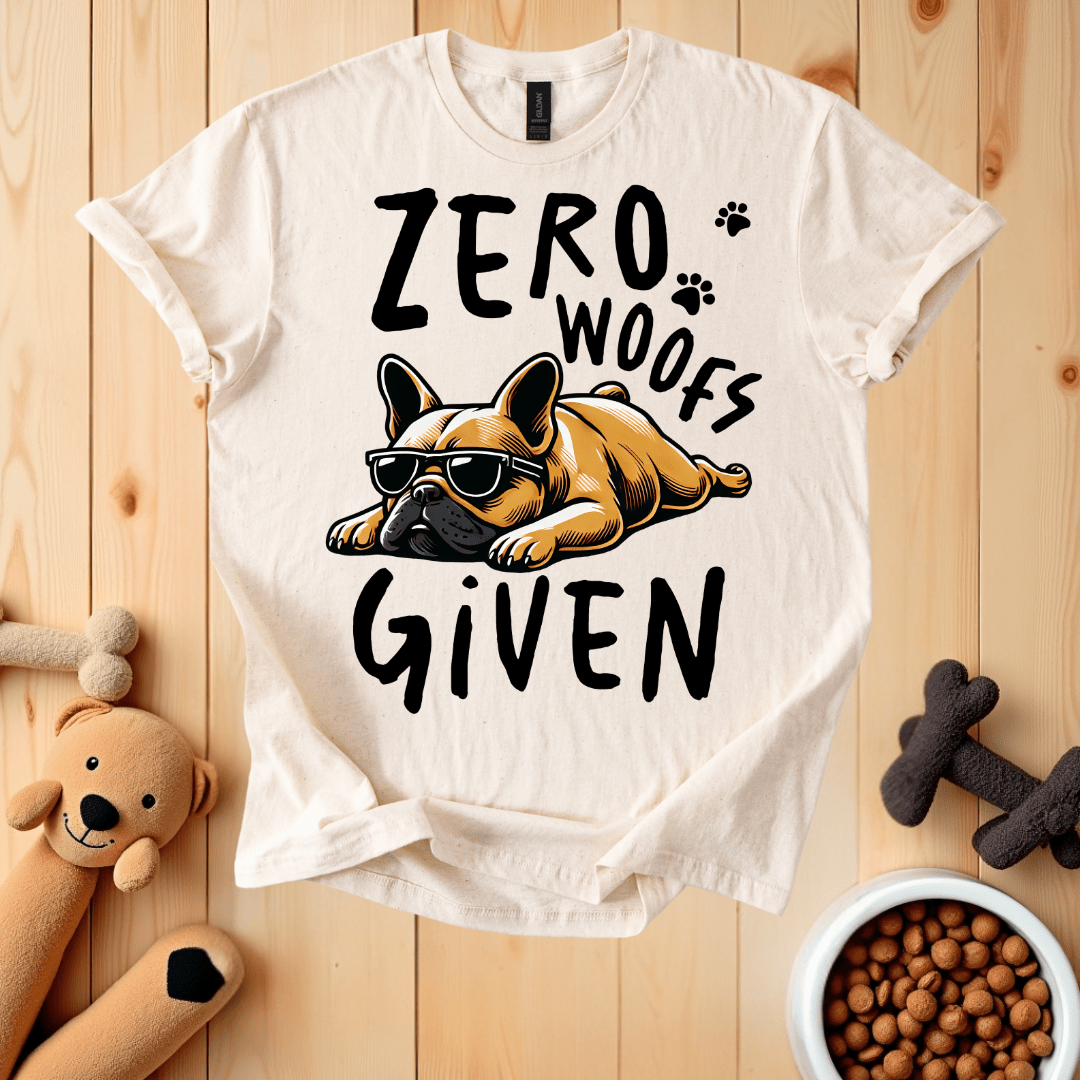 Natural / S Zero Woofs Given T-Shirt