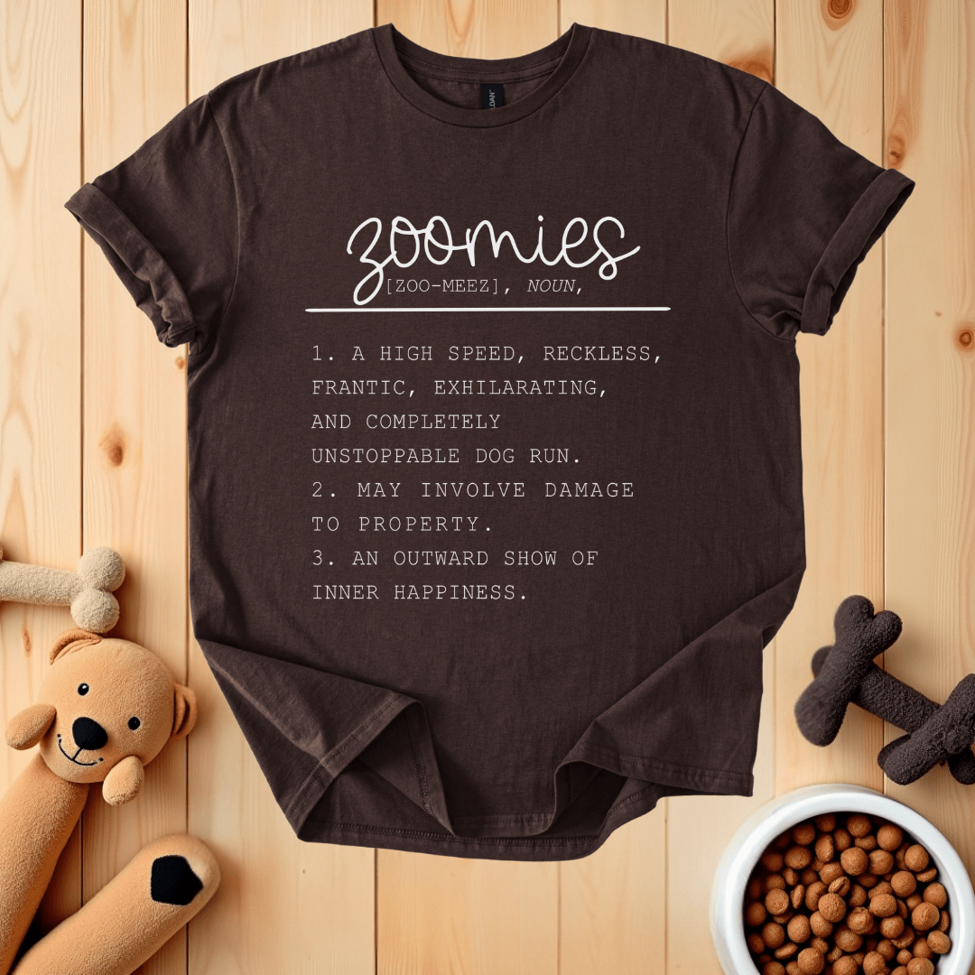 Dark Chocolate / S Zoomies Definition T-Shirt